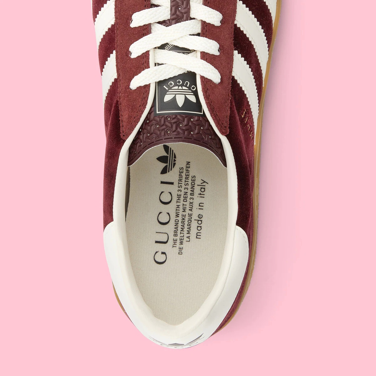 adidas x Gucci men's Gazelle sneaker - 4