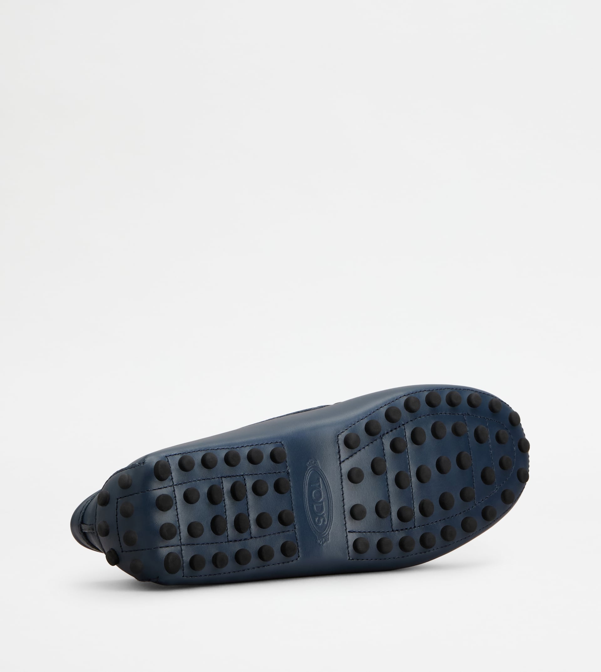 GOMMINO DRIVING SHOES IN LEATHER - BLUE - 4