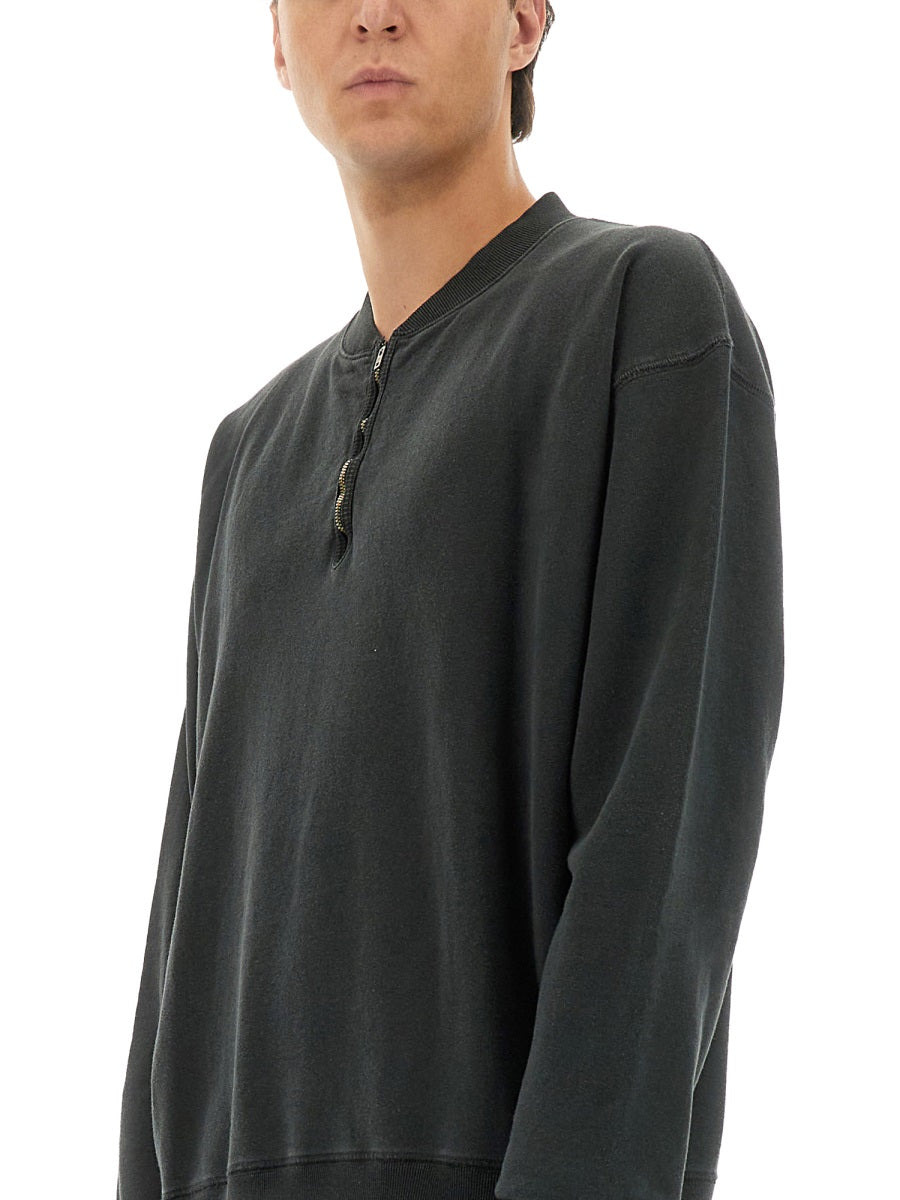 Three-Quarter Zipper Sweatshirt - 4