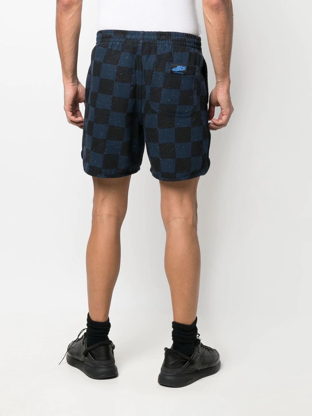 x Julian Klincewicz checkerboard deck shorts - 4