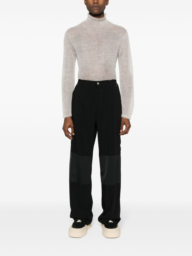 MM6 Maison Margiela panelled straight-leg cargo trousers outlook