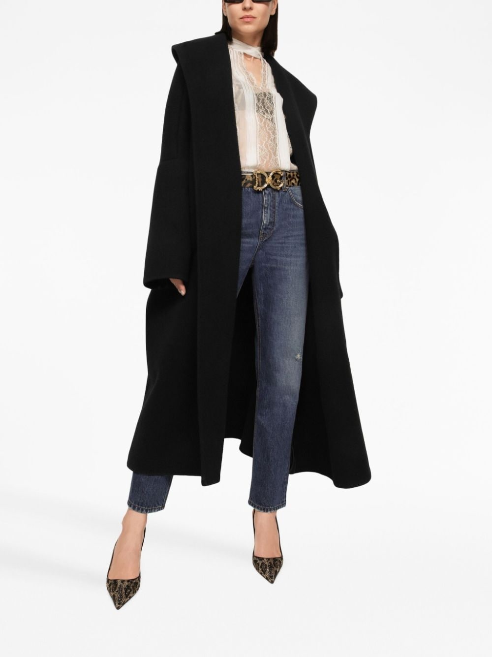 logo-plaque straight-leg jeans - 2