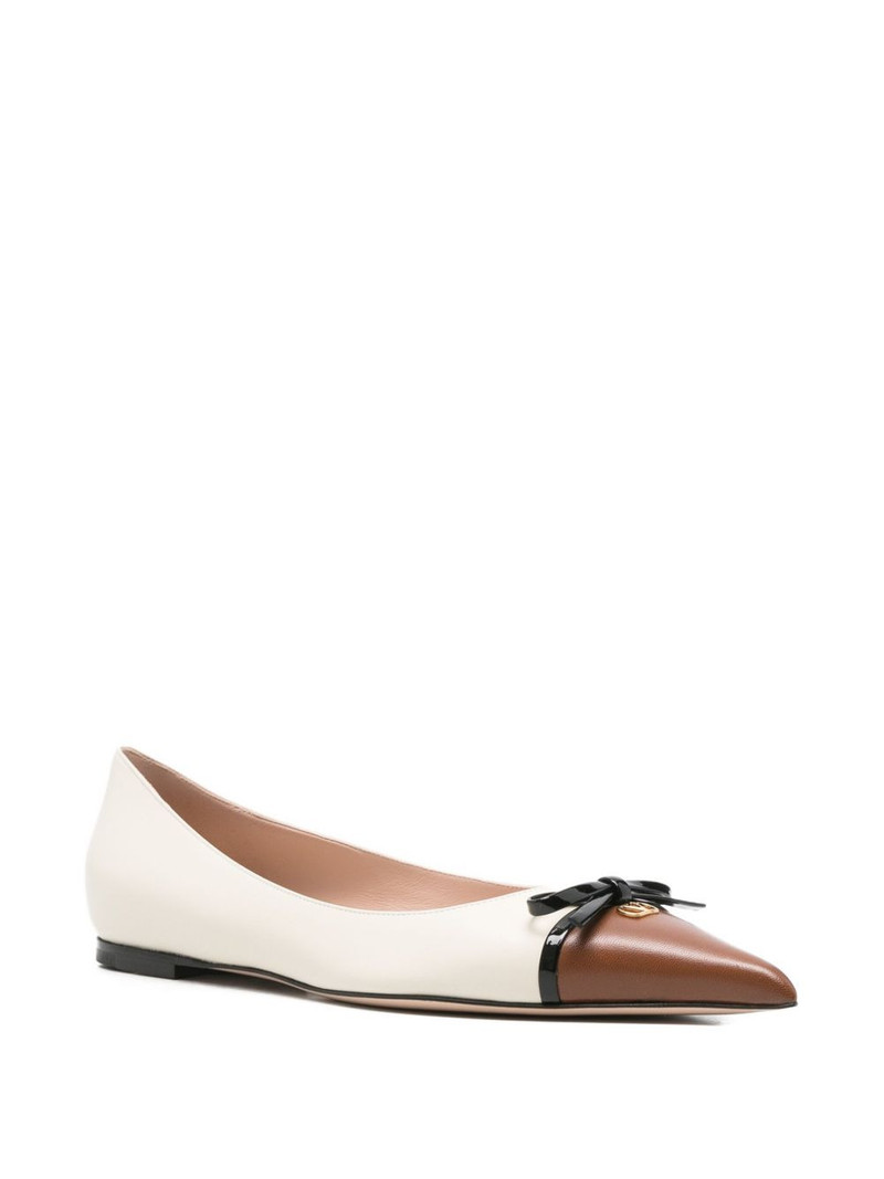 Valentino leather ballet flats outlook