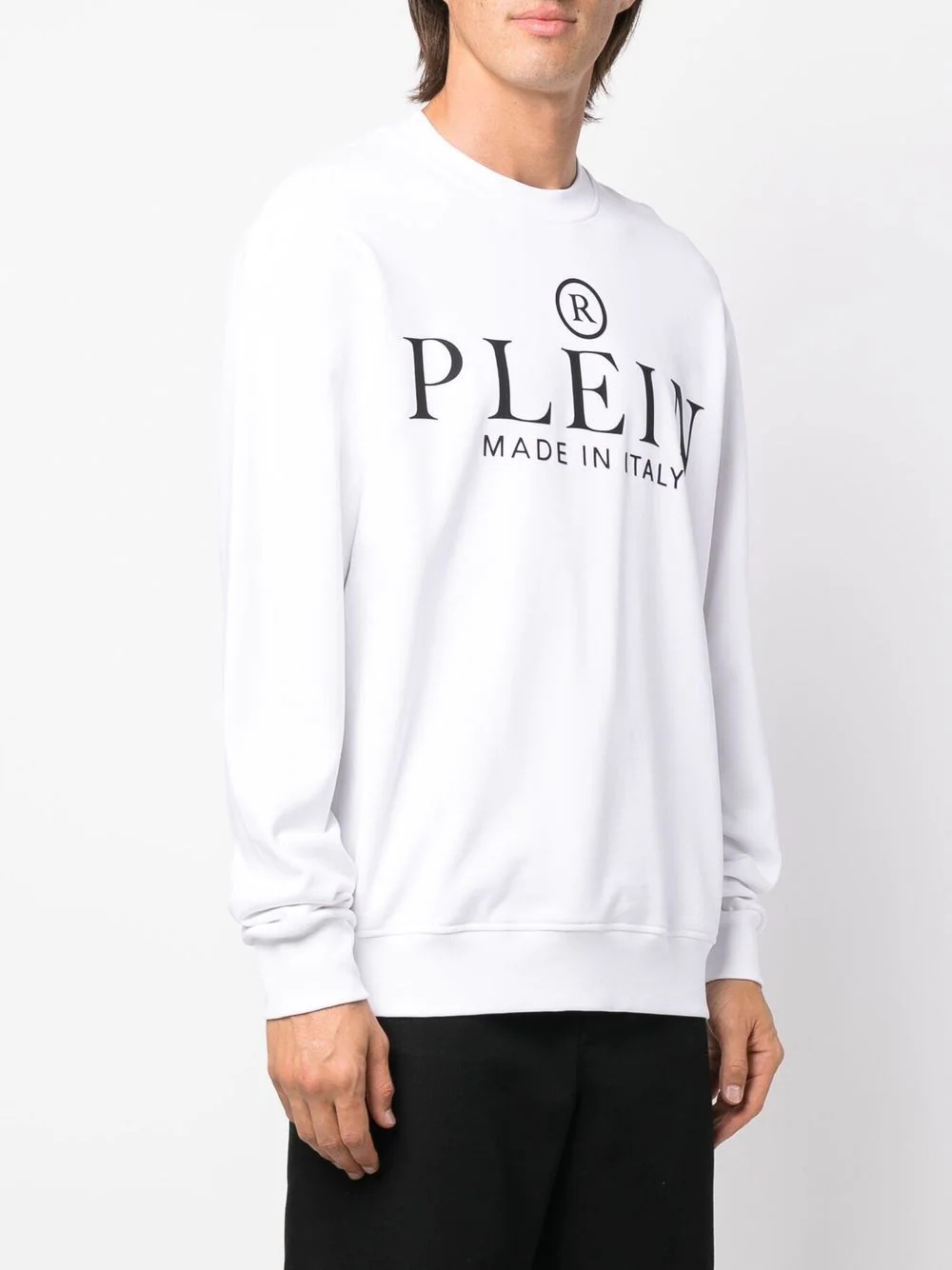 logo-print long-sleeve sweatshirt - 3