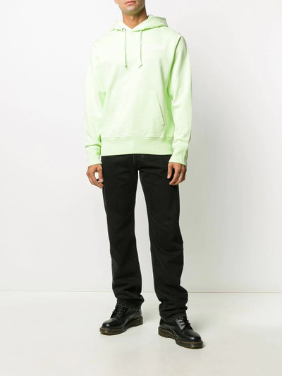 Helmut Lang chest logo hoodie outlook