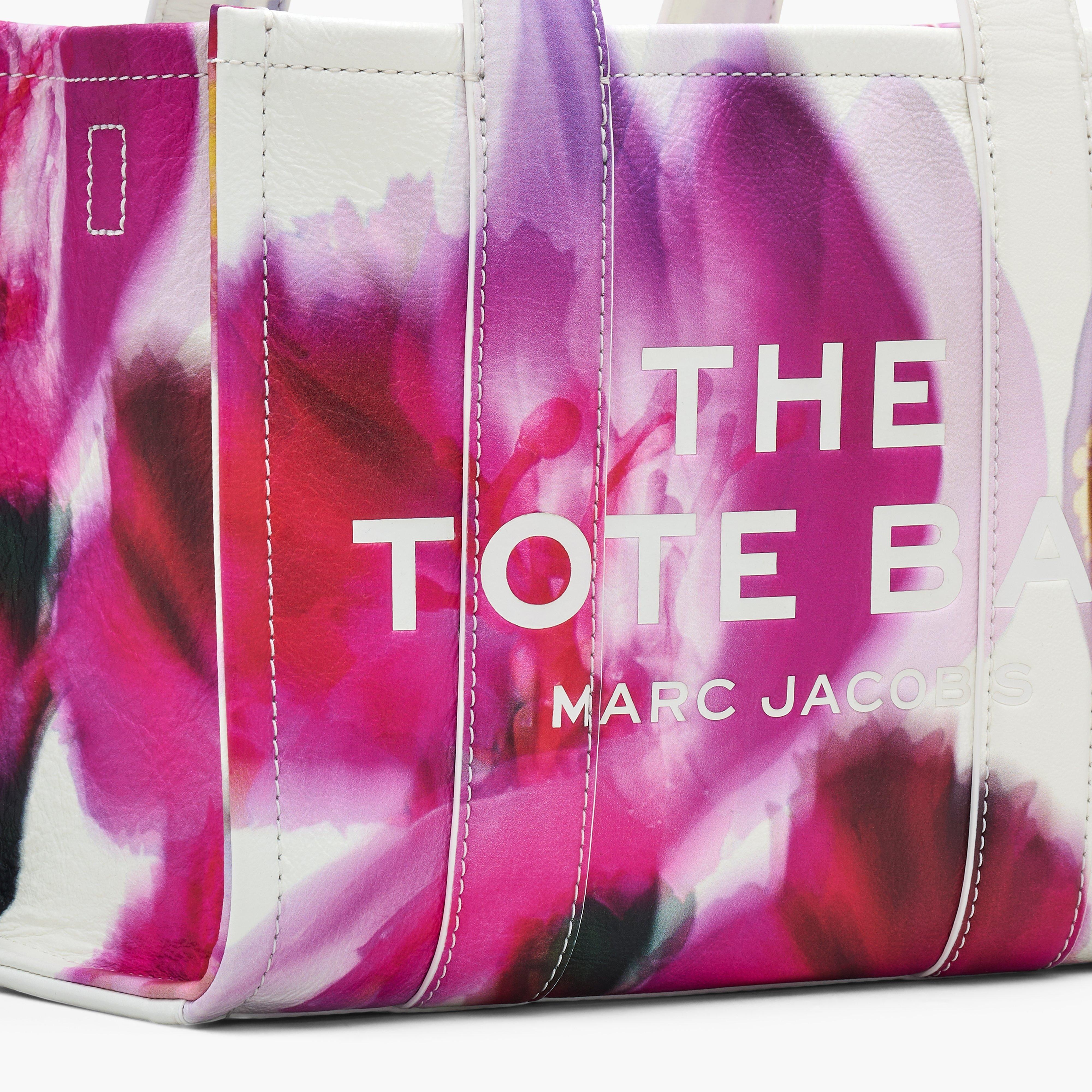 THE FUTURE FLORAL LEATHER SMALL TOTE BAG - 4