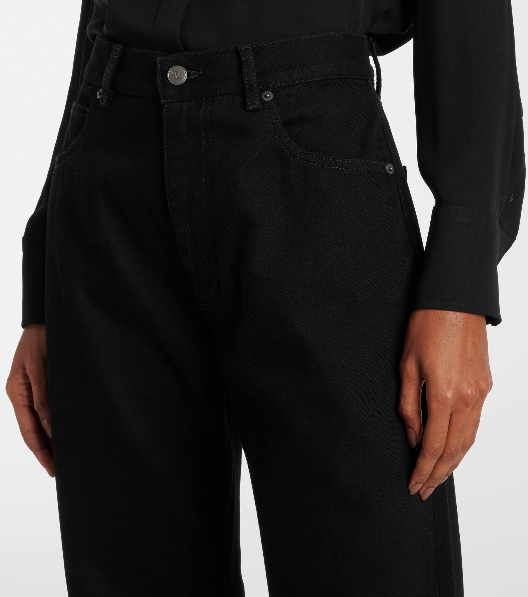 High-rise straight jeans - 4