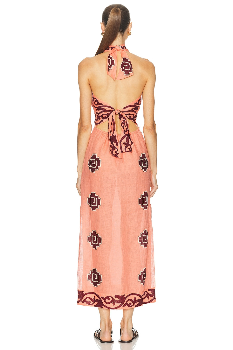 Energetic Patterns Ankle Dress - 5