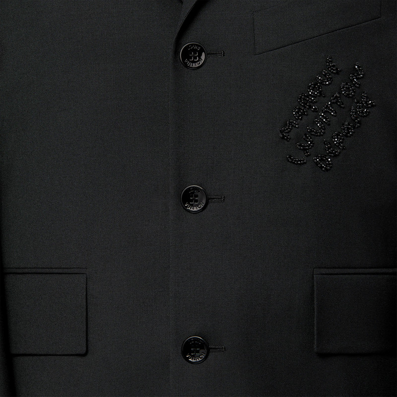 Embroidered Wool Signature Blouson 3