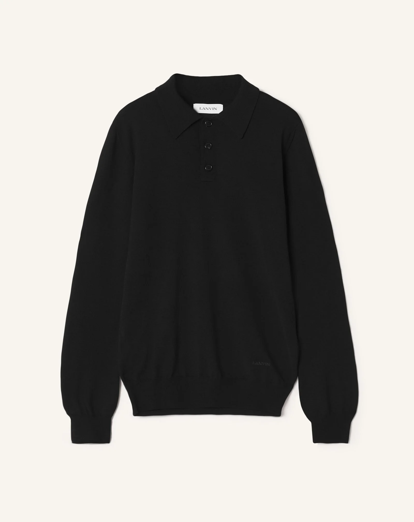 CLASSIC POLO SHIRT IN MERINO WOOL - 1