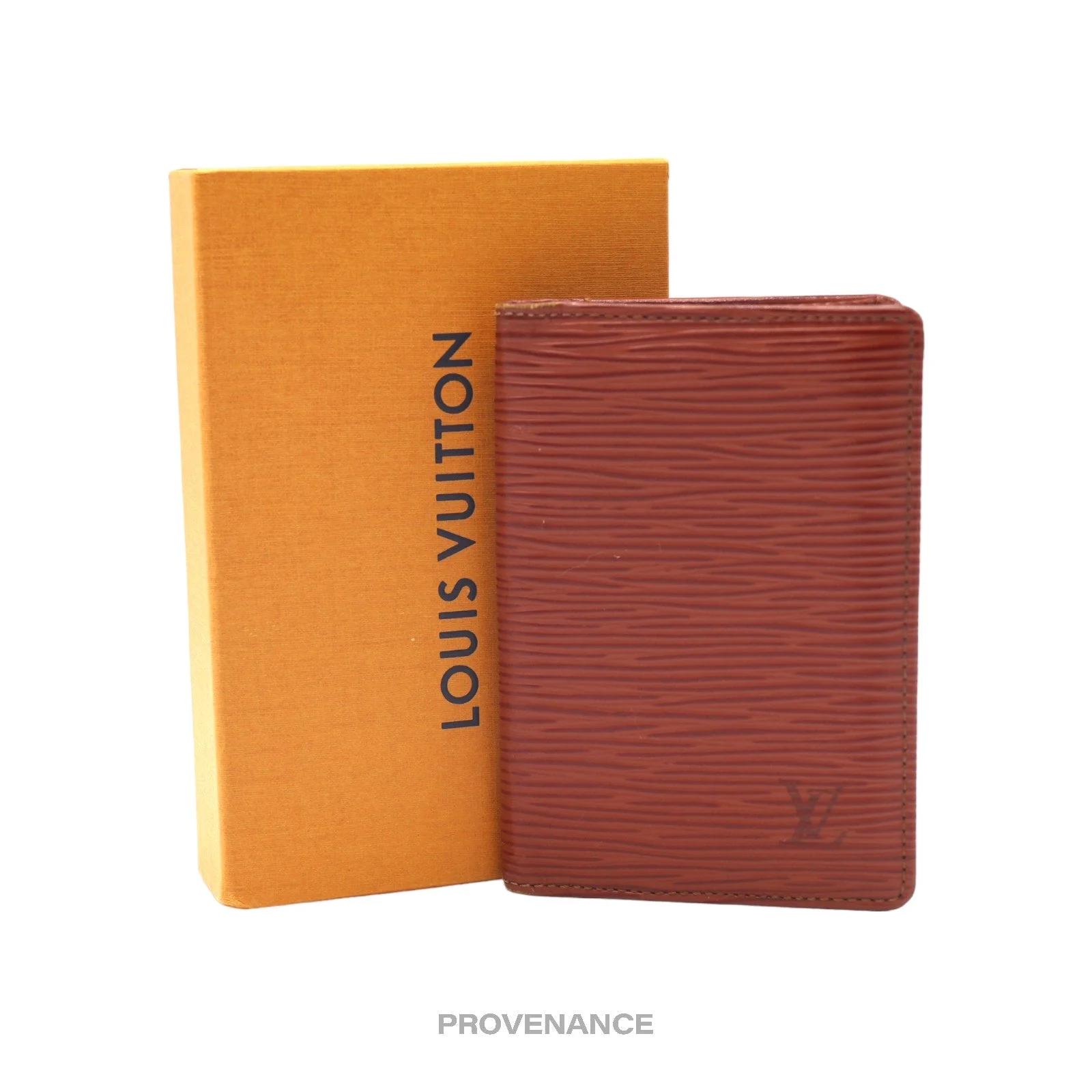 Louis Vuitton Pocket Organizer Wallet - Fawn Epi Leather - 1