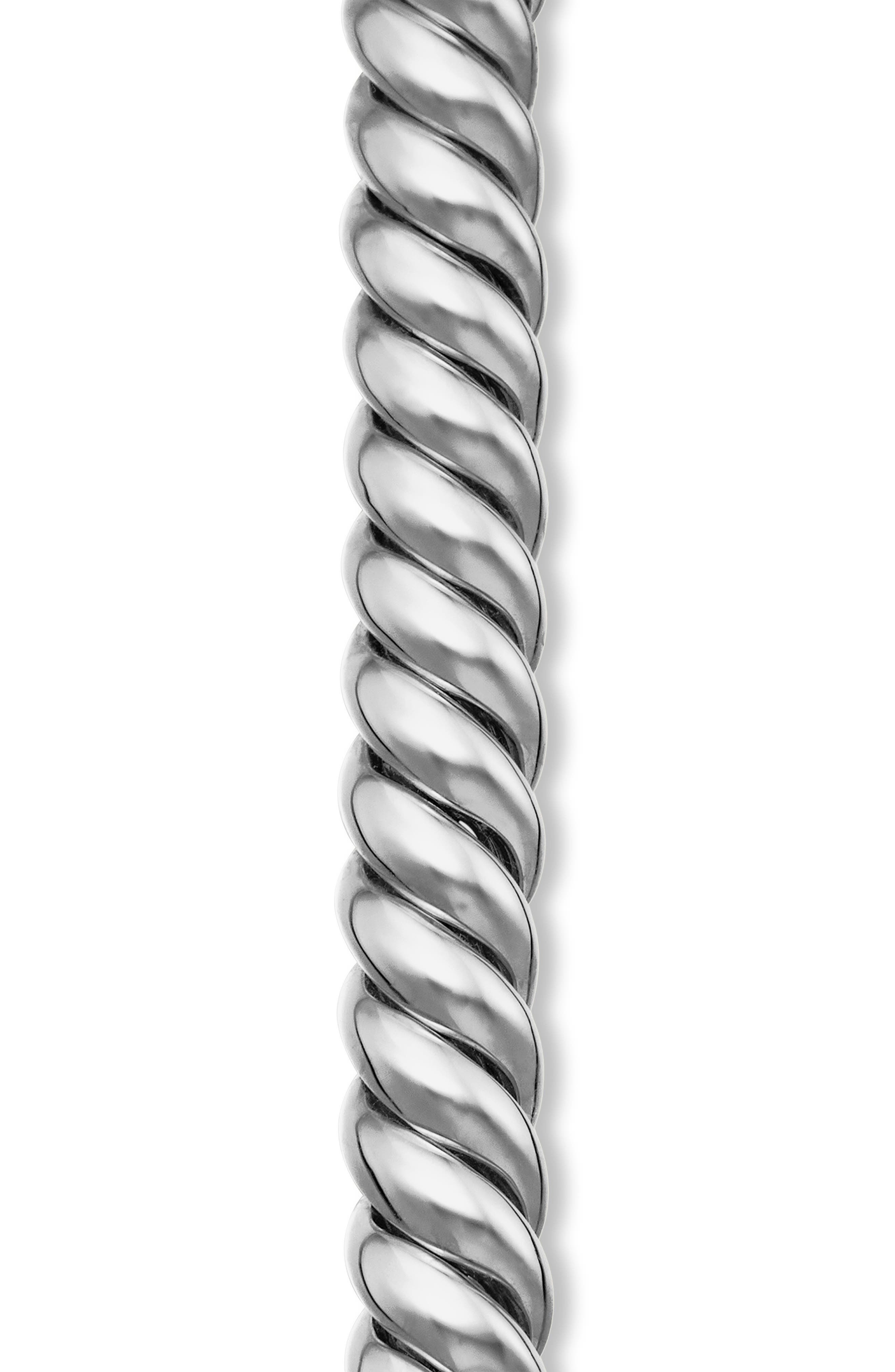David Yurman Sculpted Cable Bracelet in Sterling Silver, 8.5mm at Nordstrom - 4