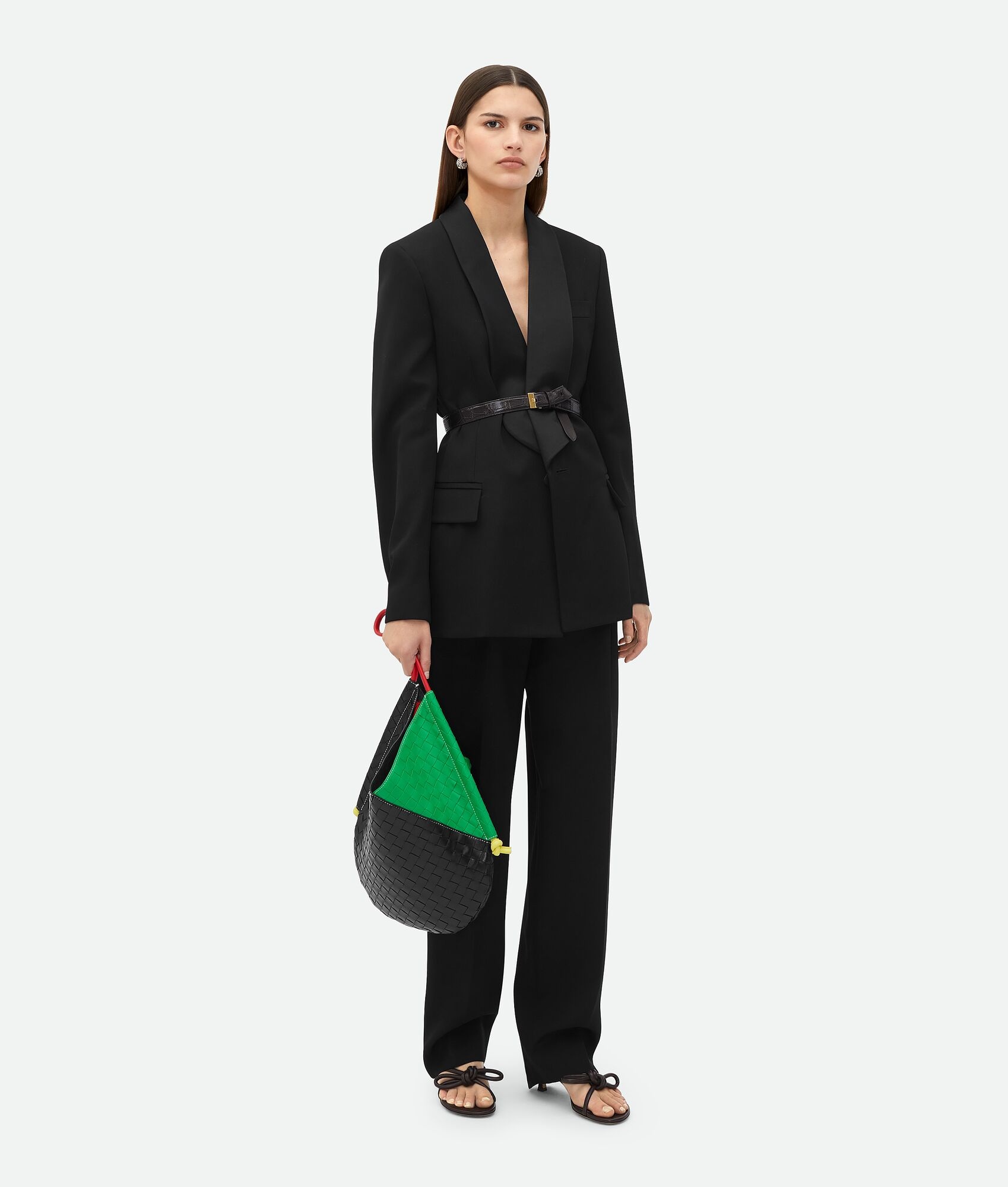 Wool Grain De Poudre Tuxedo Jacket - 4