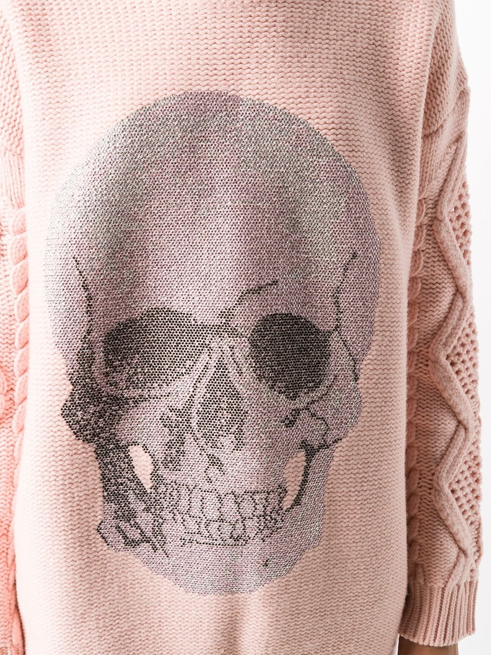 Skull mini knitted dress - 5