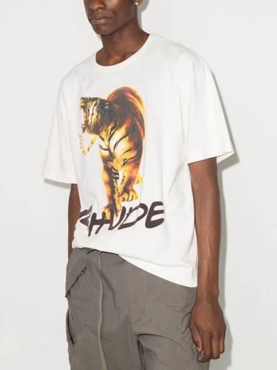 Rhude logo-print short-sleeve T-shirt outlook