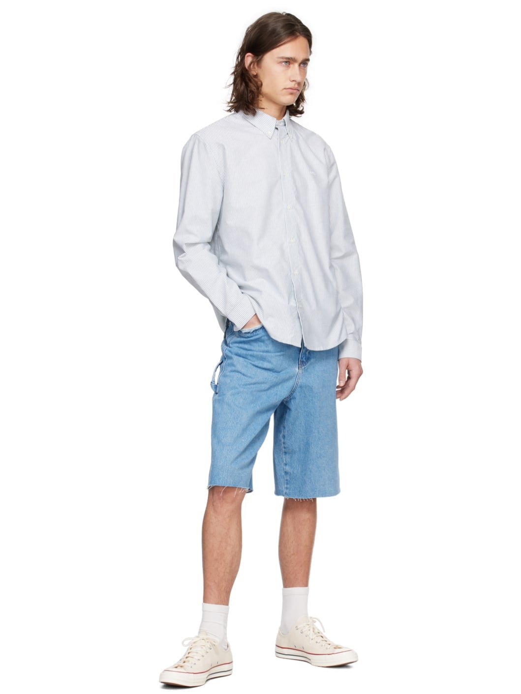 Blue Oakland Denim Shorts - 4