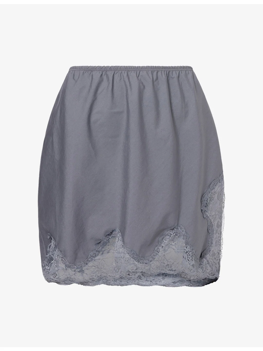 Katalin Lace-Trim Cotton Mini Skirt - 1