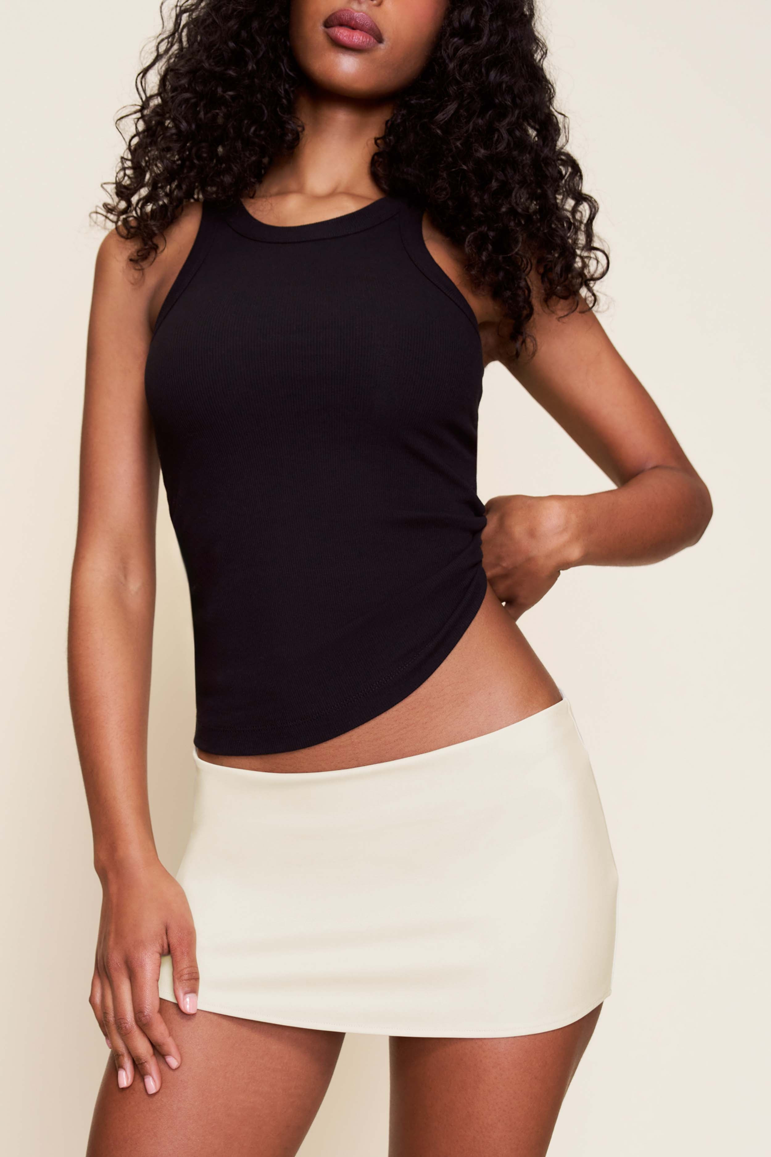 MICRO MINI STRETCH SKIRT - 1