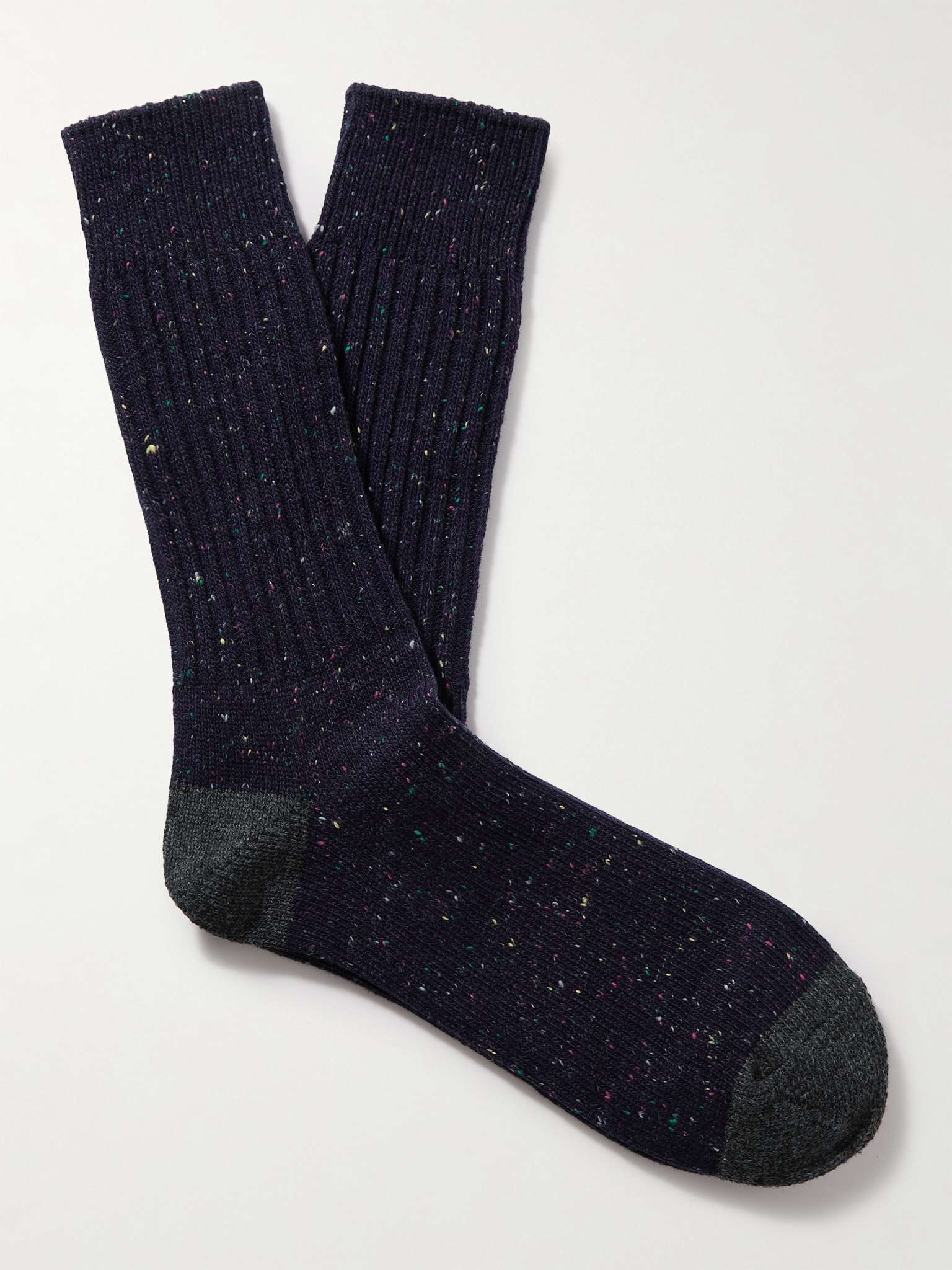 Ribbed-Knit Socks - 1