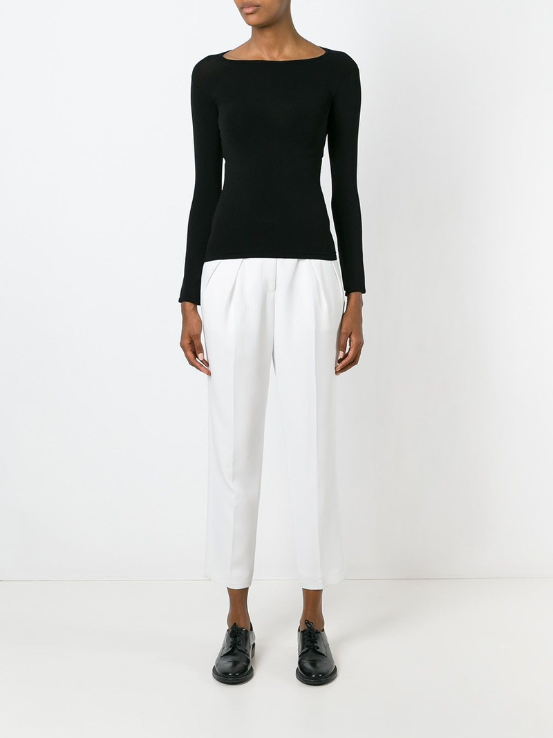 Junya Watanabe boat neck longsleeved T-shirt outlook