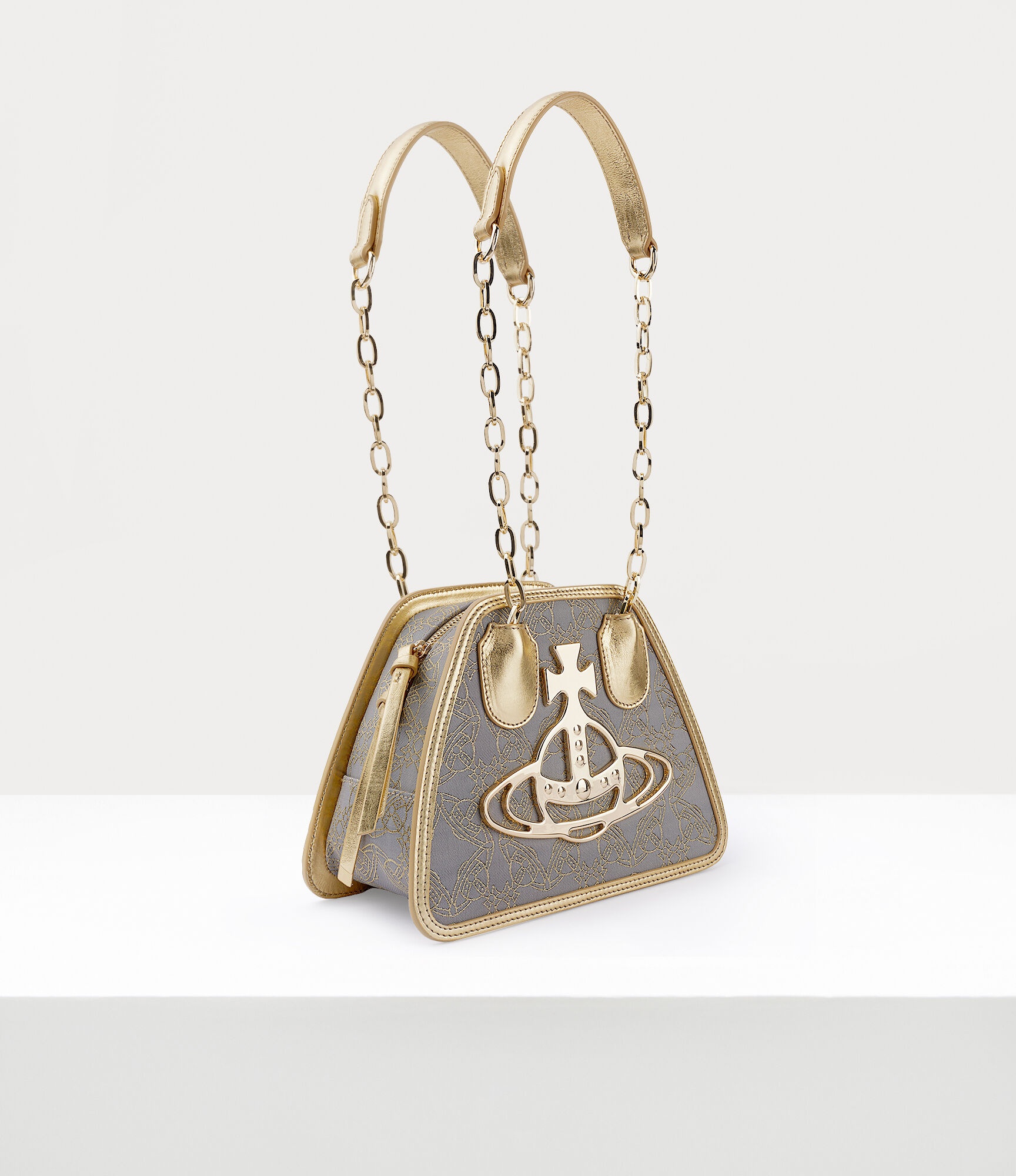 LOGO CHAIN HANDBAG - 2