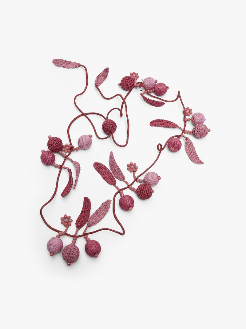 Max Mara RENATA Paper yarn necklace outlook