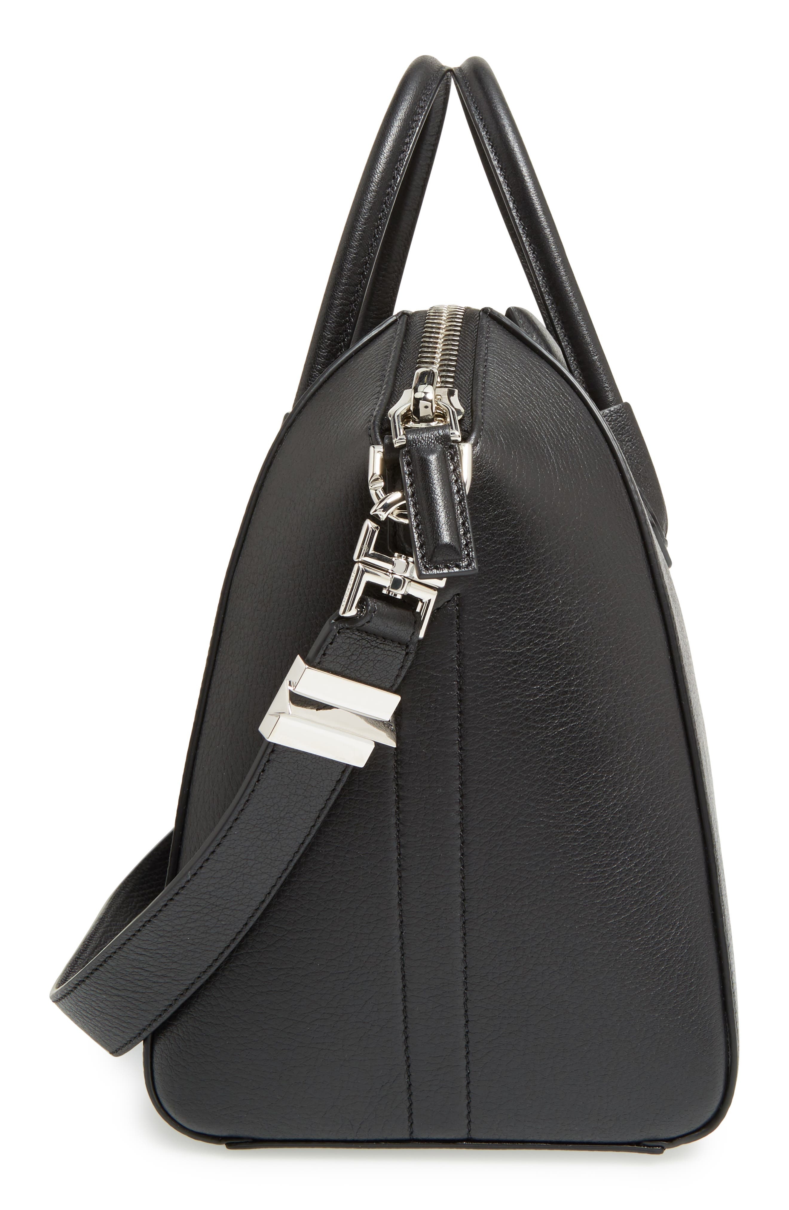 Givenchy Medium Antigona Sugar Leather Satchel in Black at Nordstrom - 5