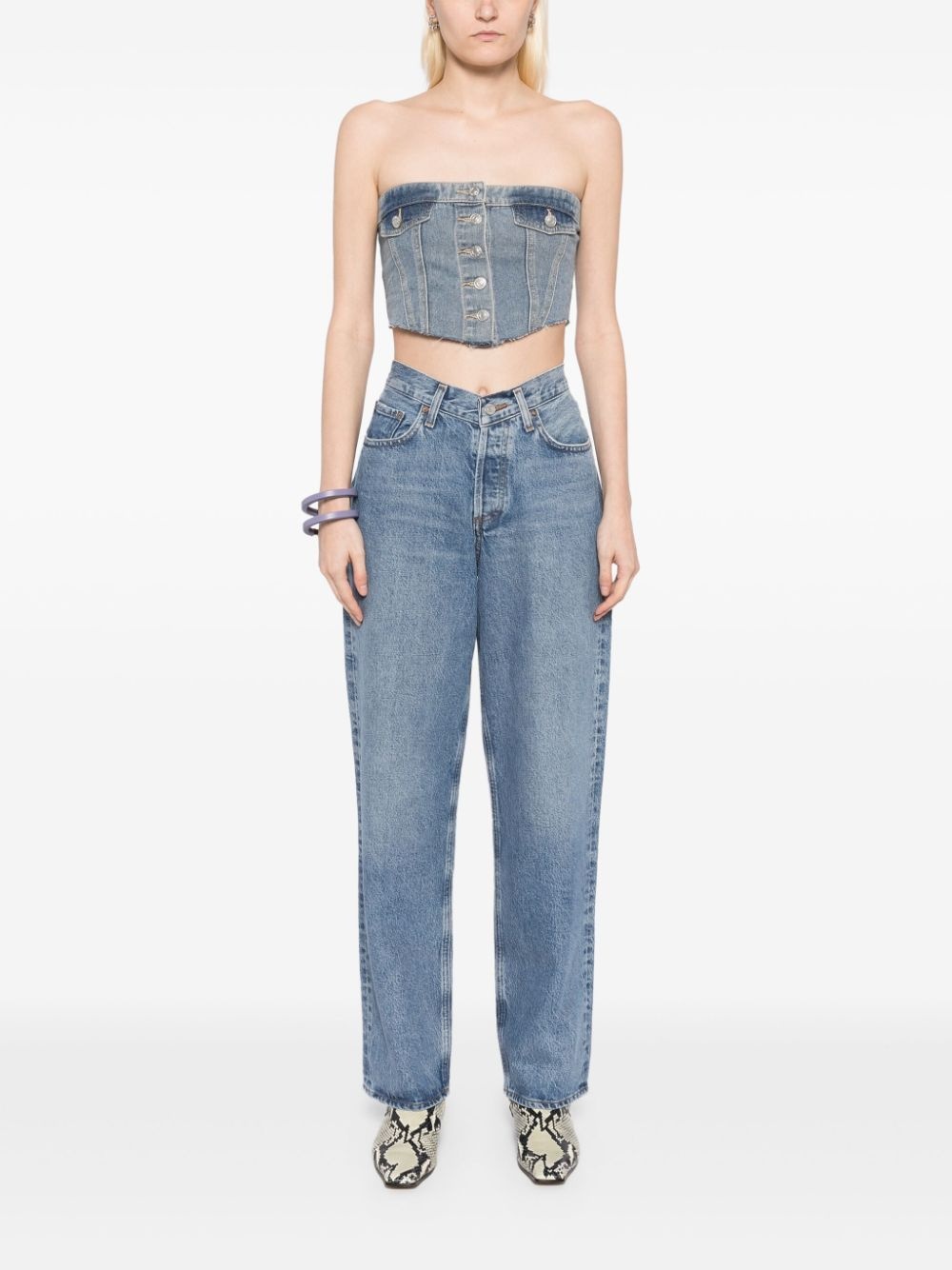 V front jeans - 2