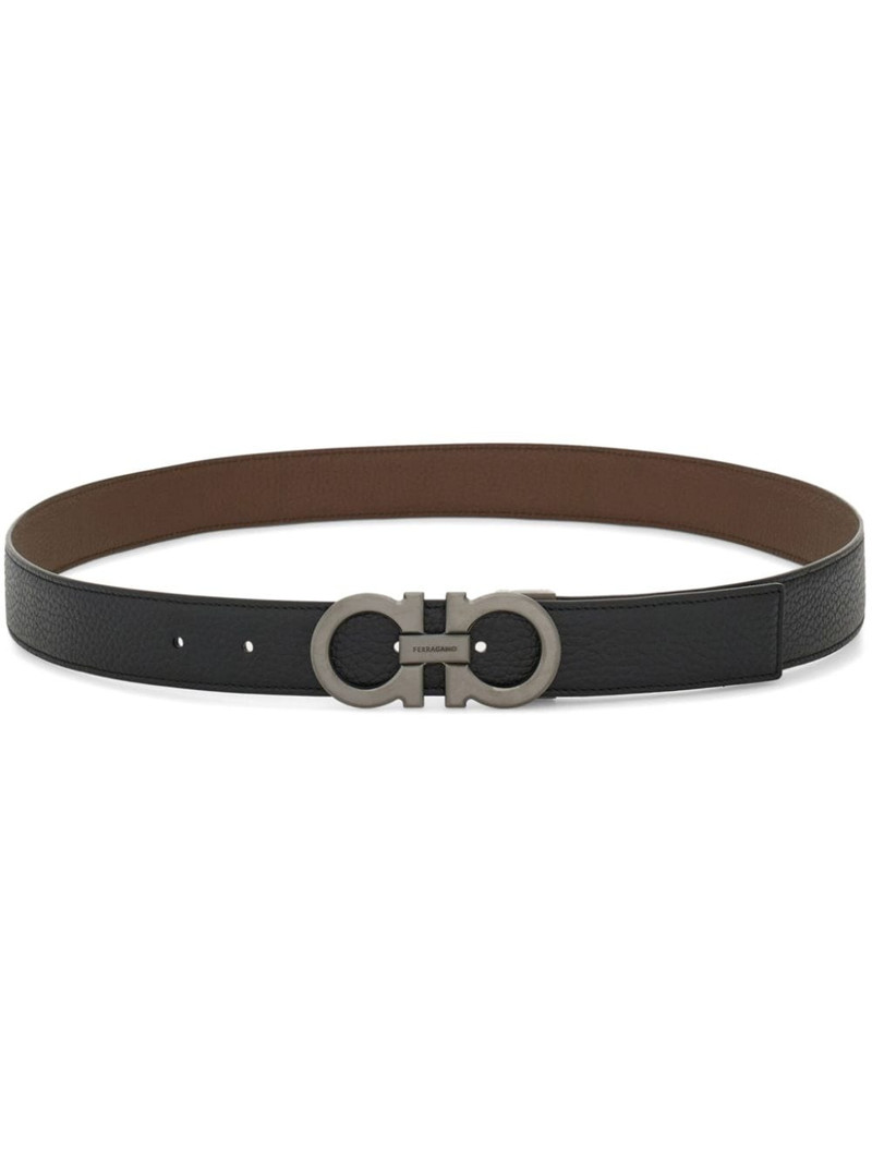 Gancini-buckle reversible belt 1