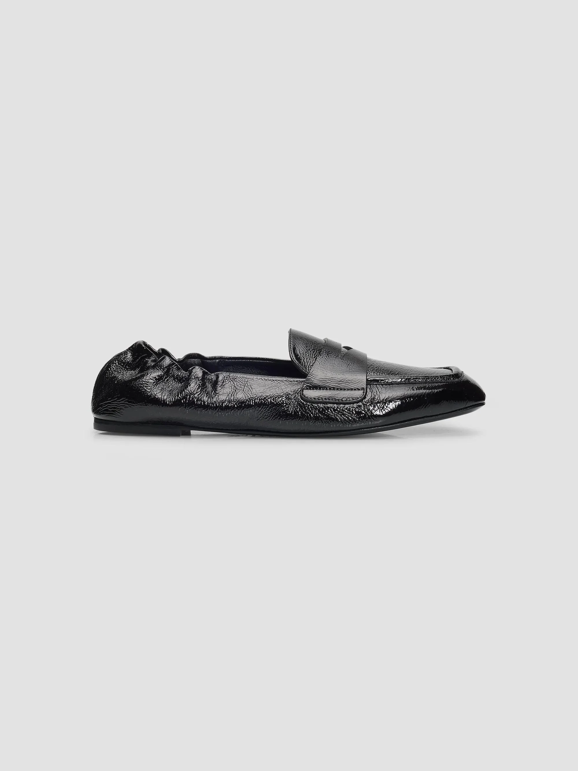 Women's Bryant Leather Penny Loafers - Black - 1