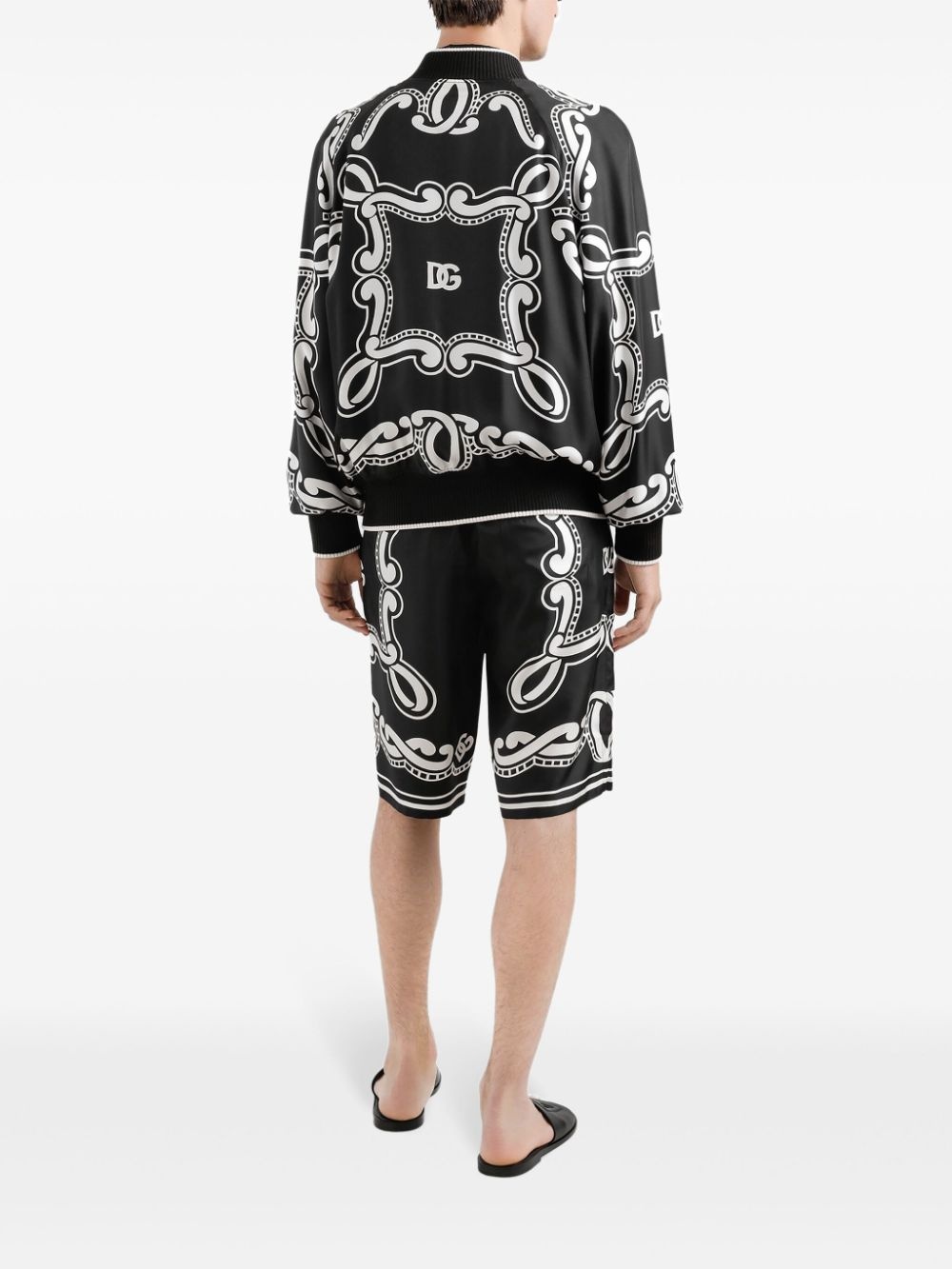 bandana-print shorts - 3