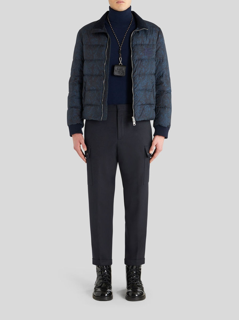 Etro WOOL TROUSERS WITH TUCKS outlook
