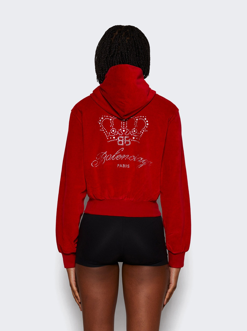Bb Motel Fitted Zip-up Hoodie Red - 5