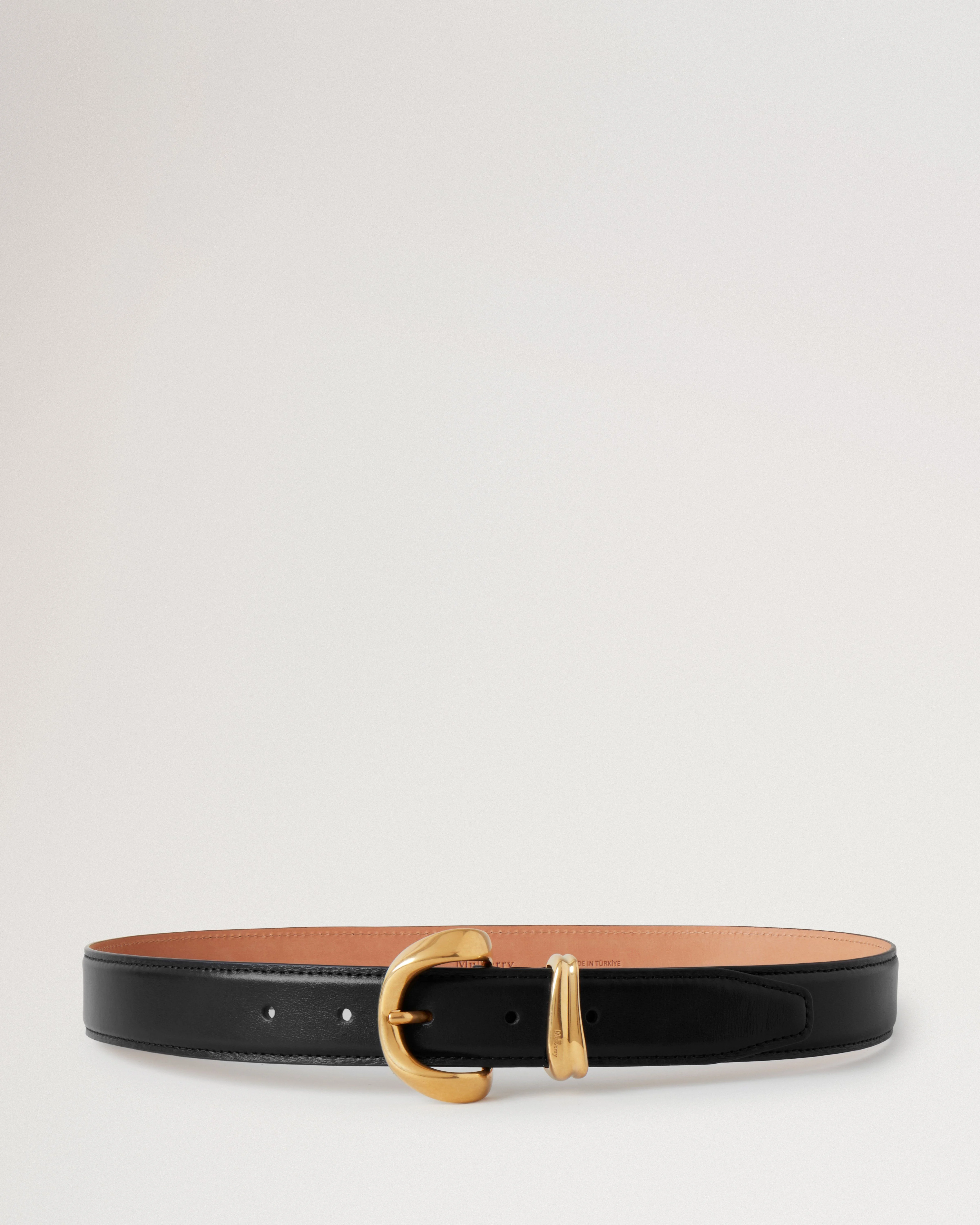 Lana Belt
Black High Gloss Leather - 1