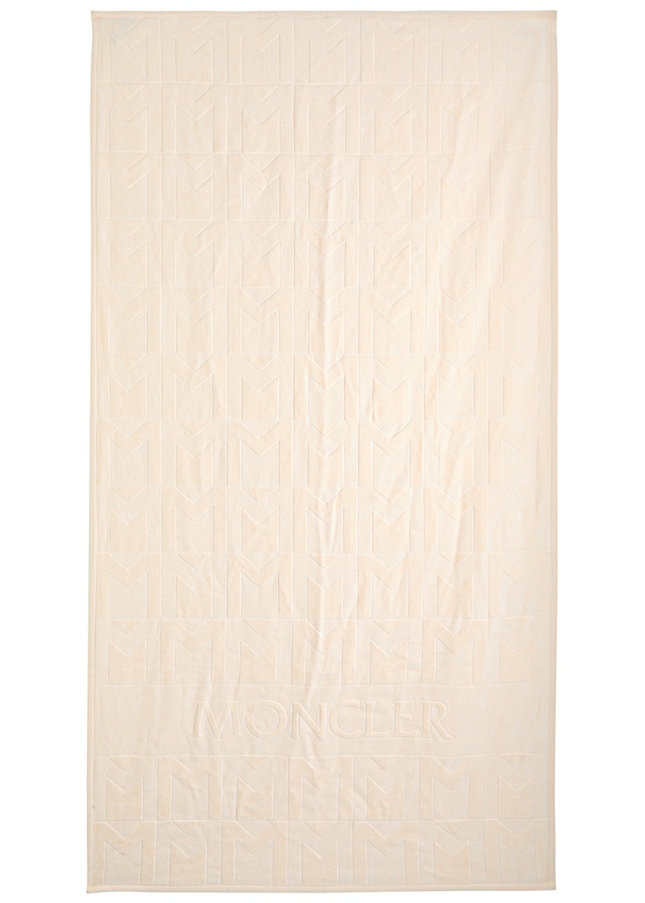 Moncler Monogram-jacquard Beach Towel - 1