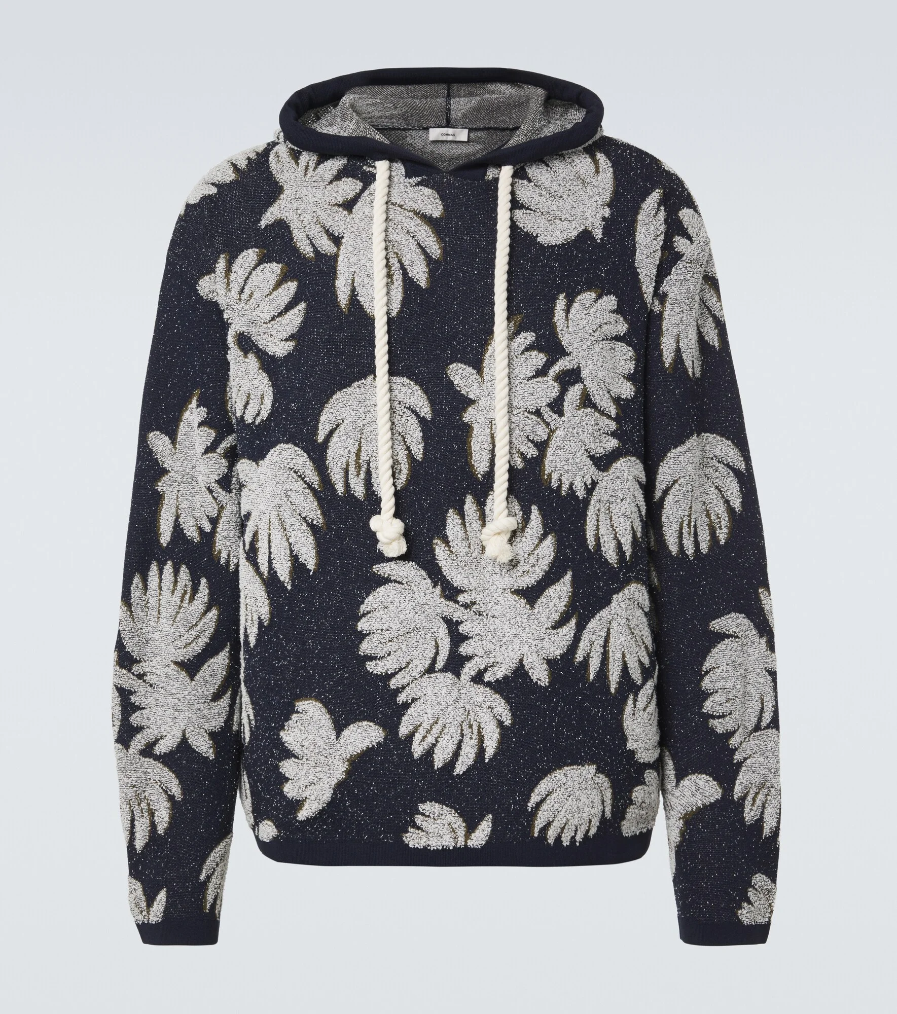 Jacquard terry hoodie - 1