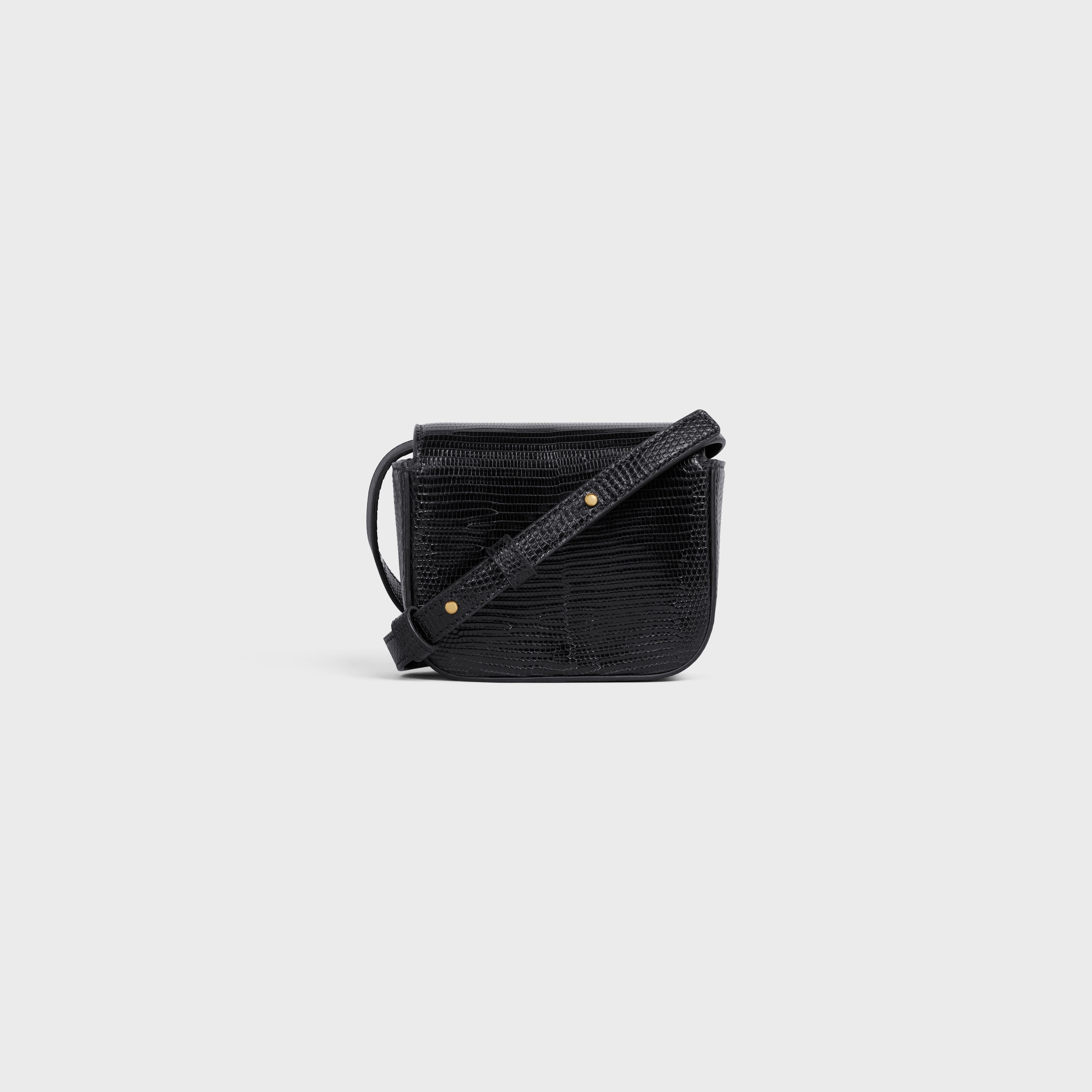 Celine - Card Holder Triomphe in Shiny Calfskin Black for Women - 24S