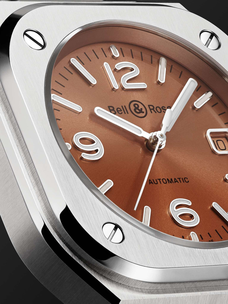 BR 05 Automatic 40mm Stainless Steel Watch, Ref. No. BR05A-BR-ST/SST 6