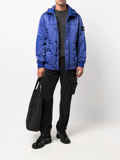 Stone Island Compass patch padded jacket outlook