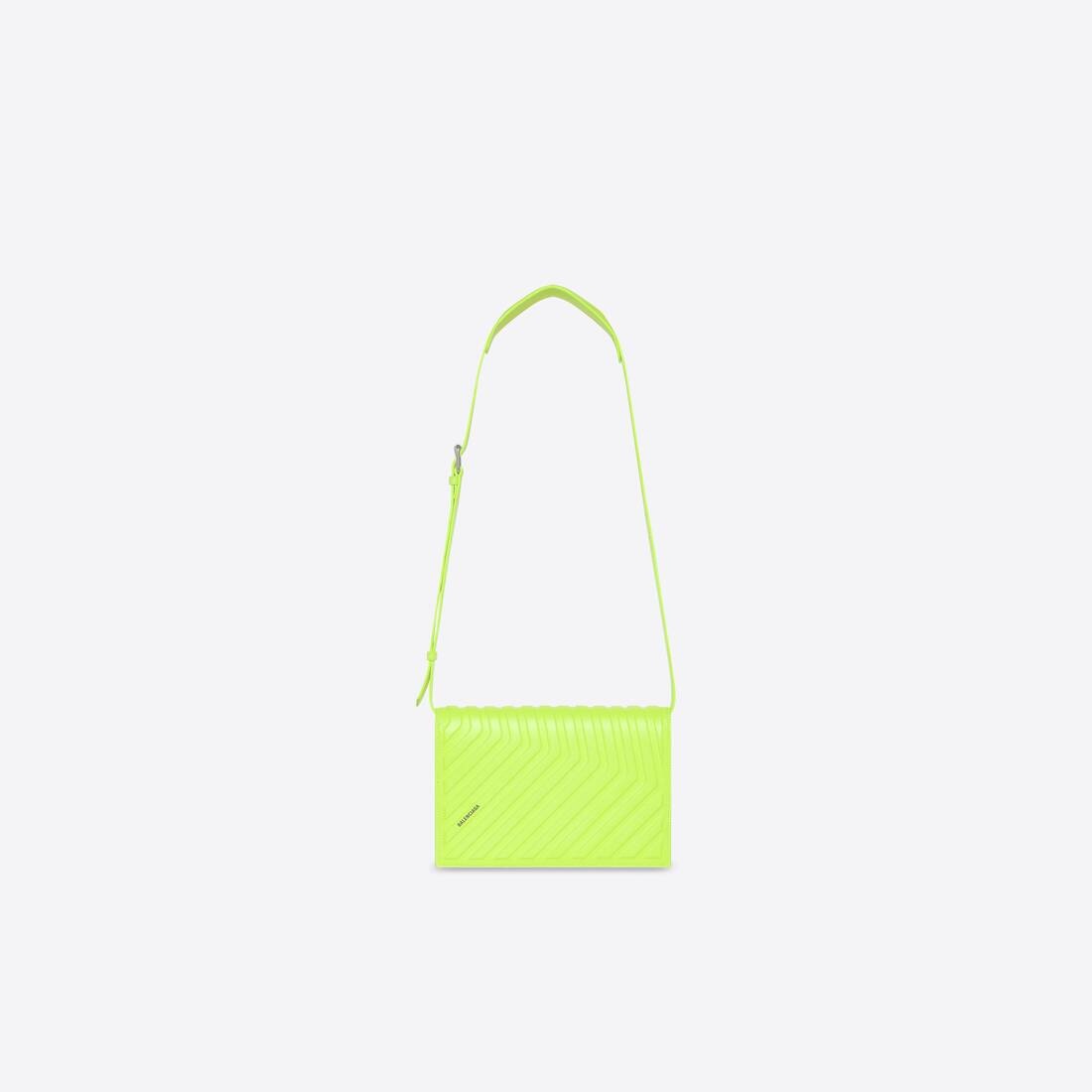 Men's Car Flap Bag With Strap in Yellow - 1