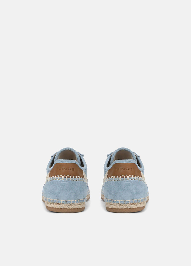 Vince Oasis Suede & Leather Espadrille Sneaker outlook