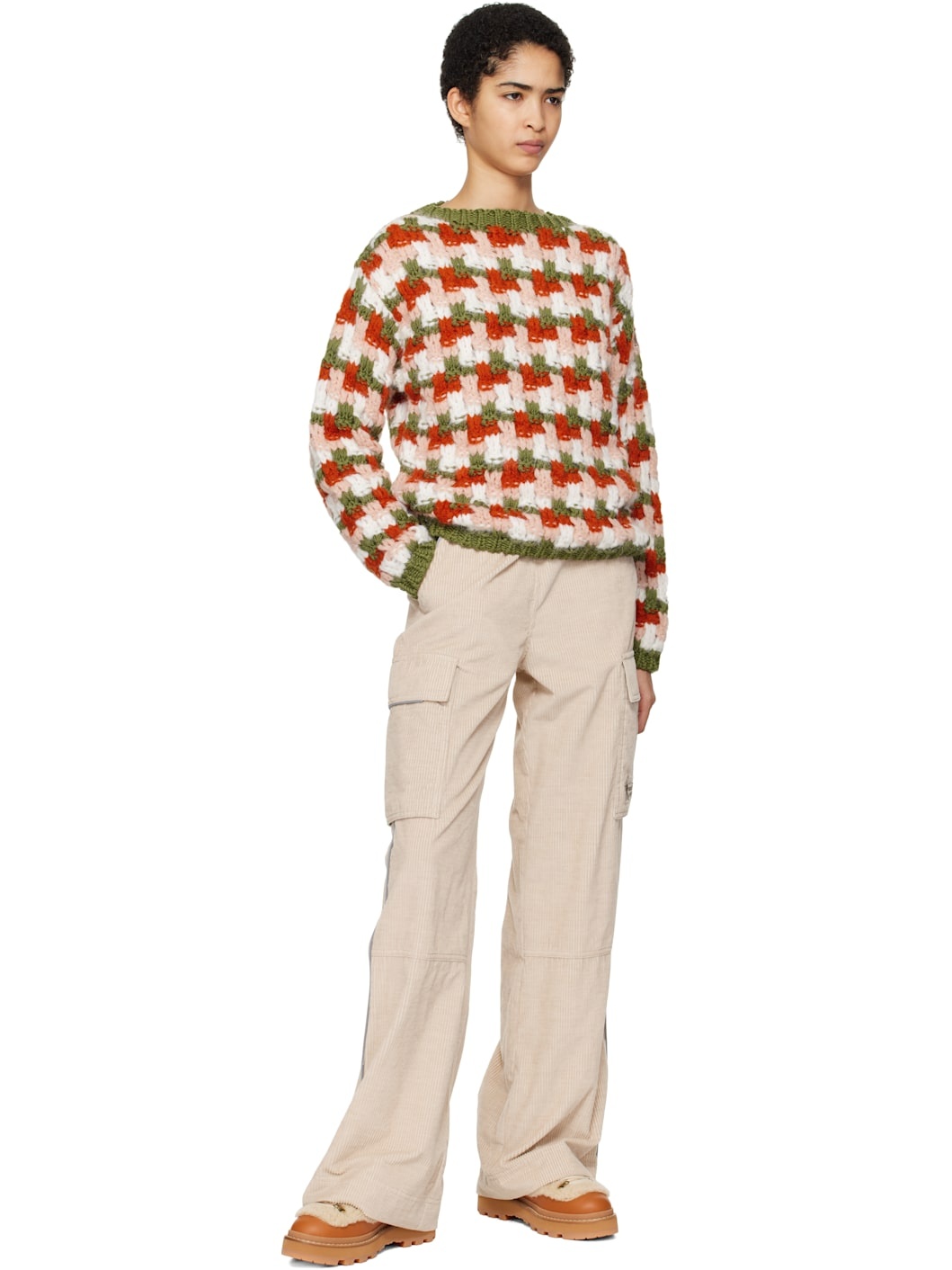 Multicolor Wool & Alpaca Sweater - 5