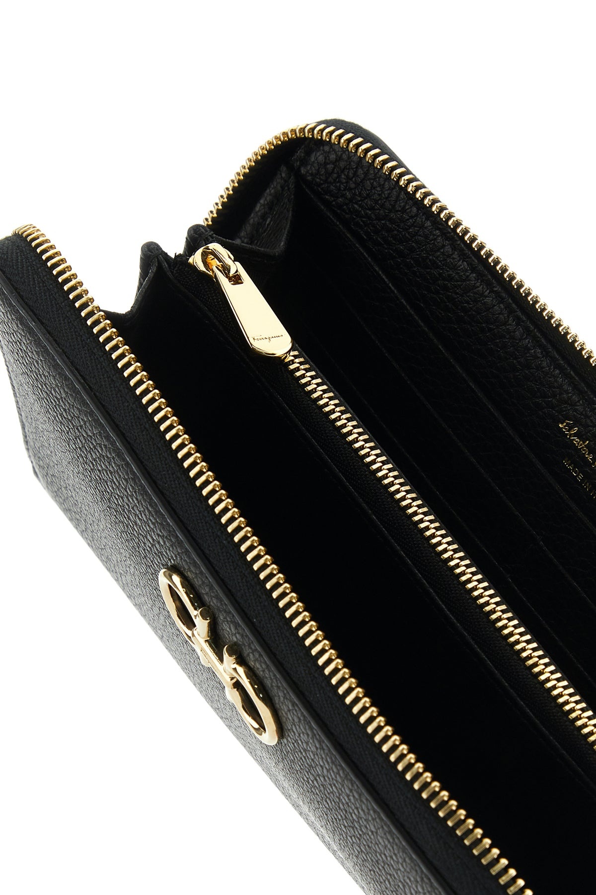 Black leather wallet - 4
