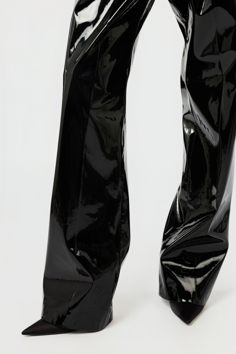 Black Vinyl Trousers 5