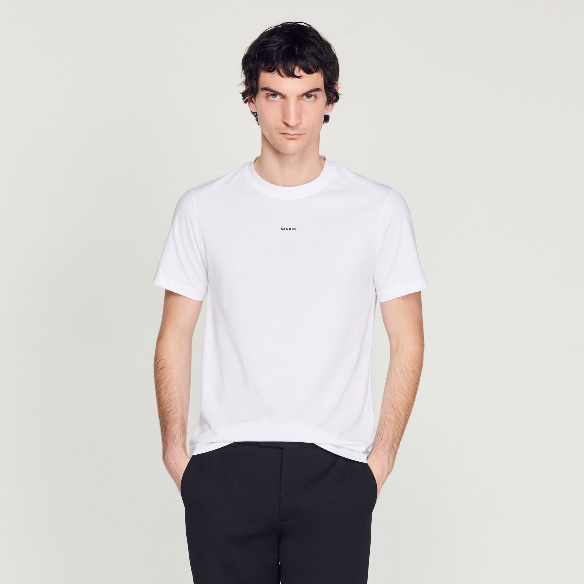 SANDRO EMBROIDERED T-SHIRT - 5