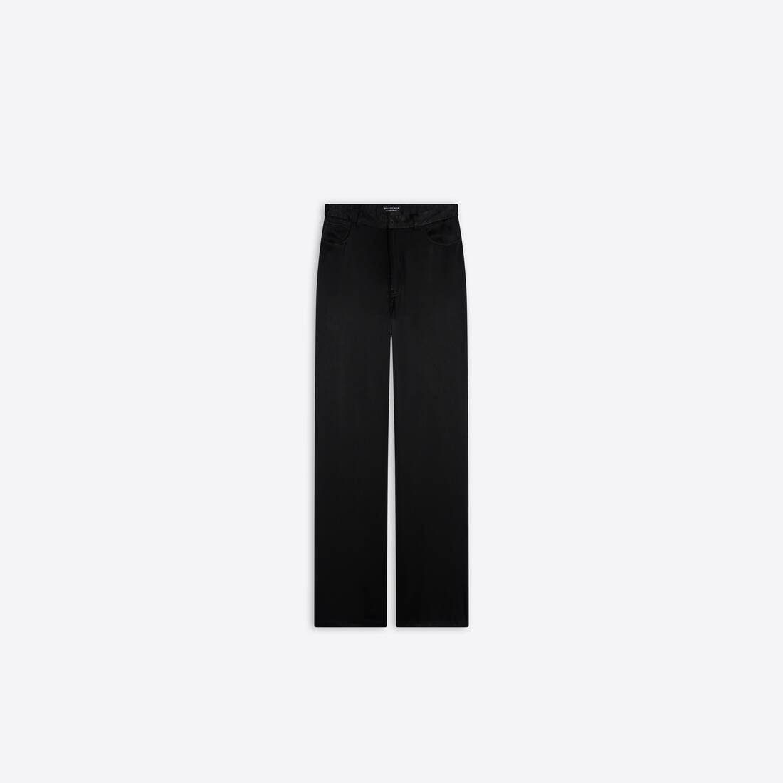 Men's 5 Pocket Fluid Pants in Black - 1