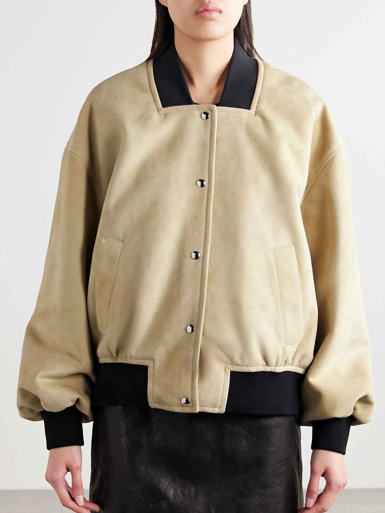 Spence Suede Bomber Jacket - 4