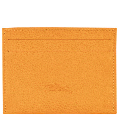 Longchamp Le Foulonné Cardholder Apricot - Leather outlook