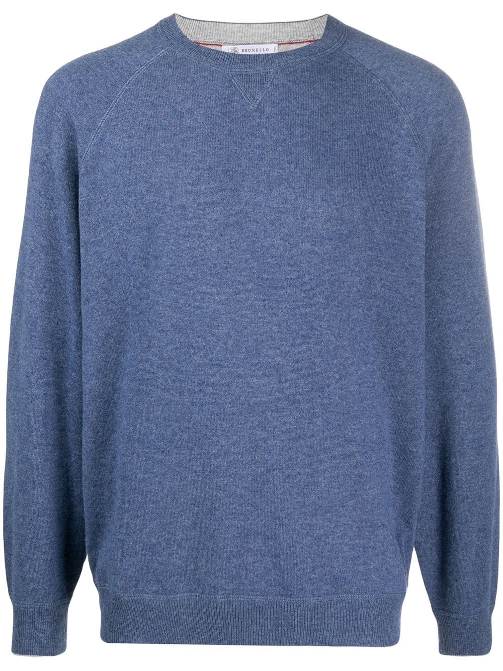 long-sleeved crewneck jumper - 1