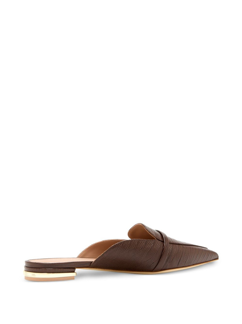 MALONE SOULIERS Doramu pointed textured mules outlook